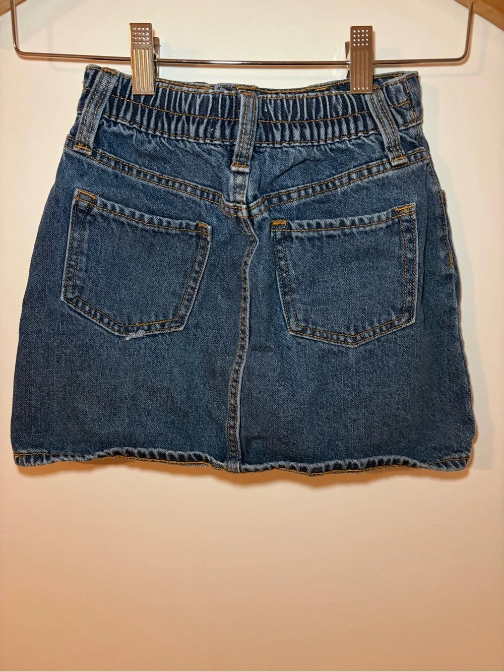 Old Navy Dark Blue Denim Mini Skirt